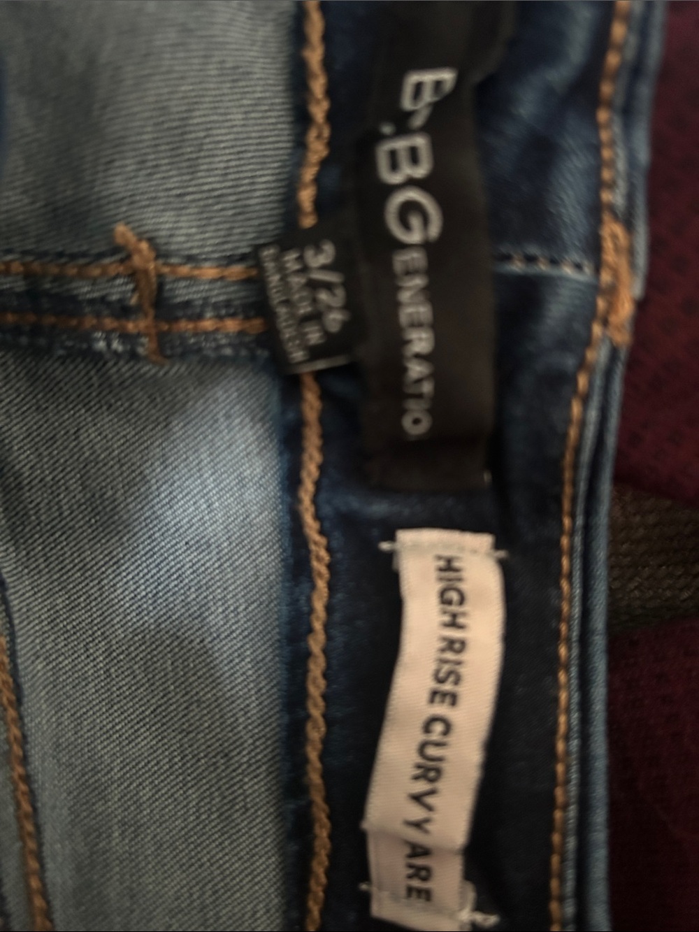 BCBGeneration High-Rise Curvy Flare Jeans - Mid Blue